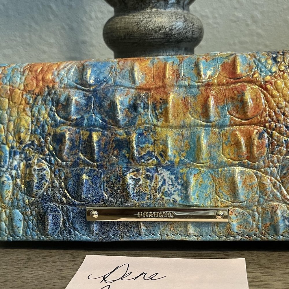 EUC Brahmin Reef Melbourne Ady Wallet